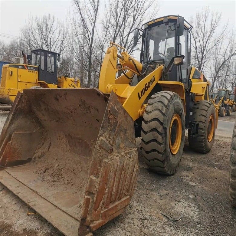 3106 mm Maks. Serbestleme Yüksekliği LIUGONG 850H İnşaat malzemeleri dükkanları için tekerlekli yükleyici