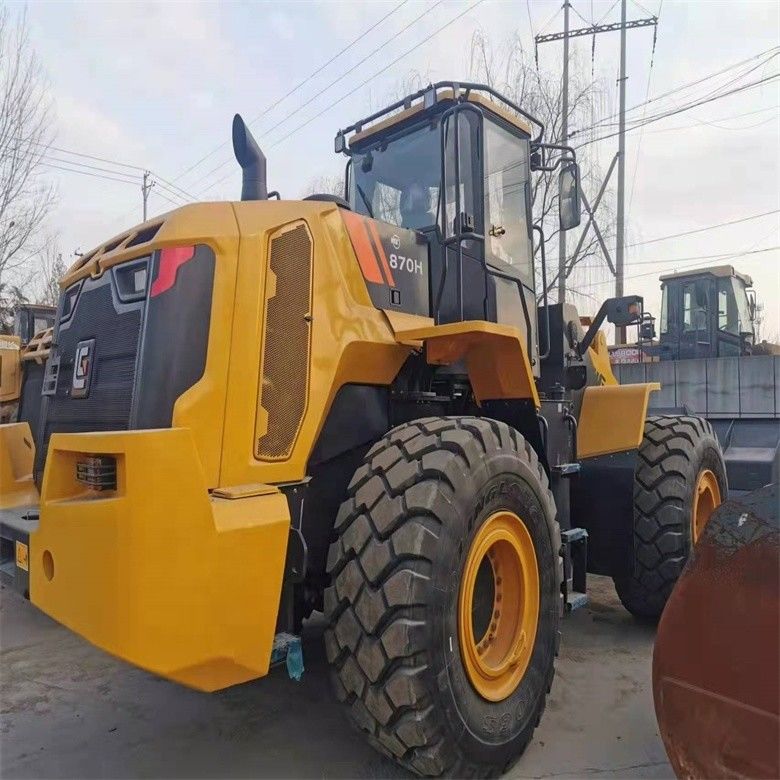 LIUGONG 870H 7 tonluk tekerlekli yükleyici, düşük çalışma saatleri ve orijinal hidrolik pompa