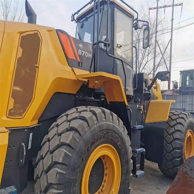 LIUGONG 870H 7 tonluk tekerlekli yükleyici, düşük çalışma saatleri ve orijinal hidrolik pompa