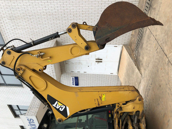 6792 10200 kg Makine Ağırlığı Kullanılmış Caterpillar 416E Backhoe Loader 162 kw Orijinal Şimdi