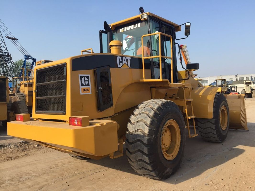Ucuz Kullanılmış Cat 966G Tekerlekli Yükleyici 5.5 M3 Kovayla Ve Caterpillar Motoruyla
