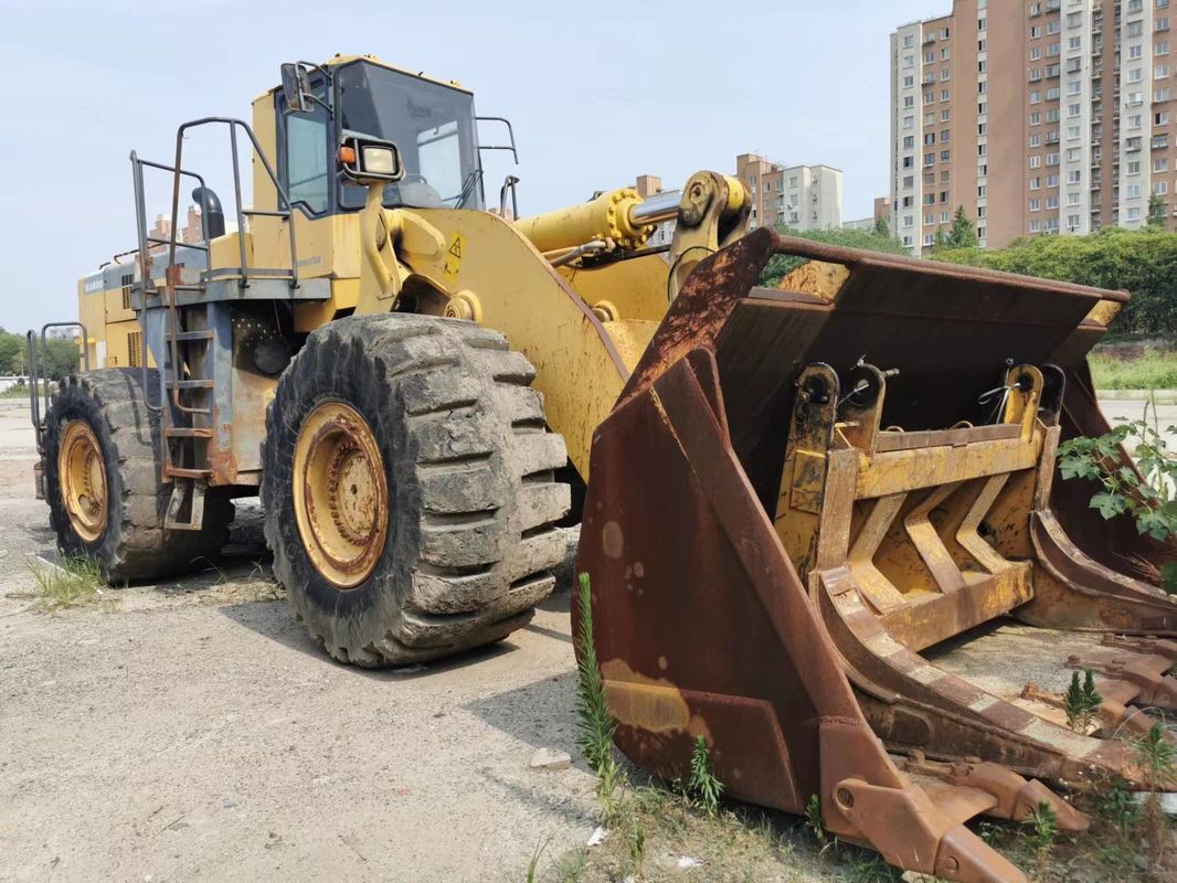 Komatsu 600 Model Ağır Görevli WA600-6 Çarklı Yükleyici İnşaat Bina Çözümleri