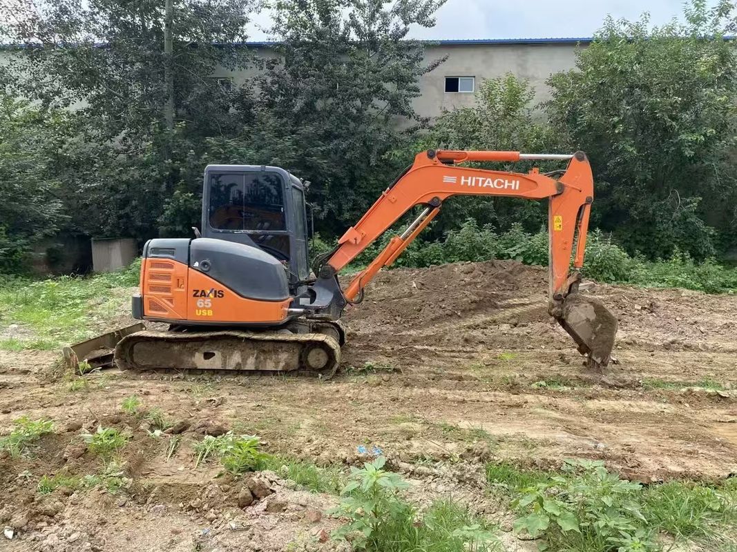 İkinci El Hitachi ZX65USB Ekskavatörü İhracat İçin Kullanılmış Mini Ekskavatör Mükemmel Durumda