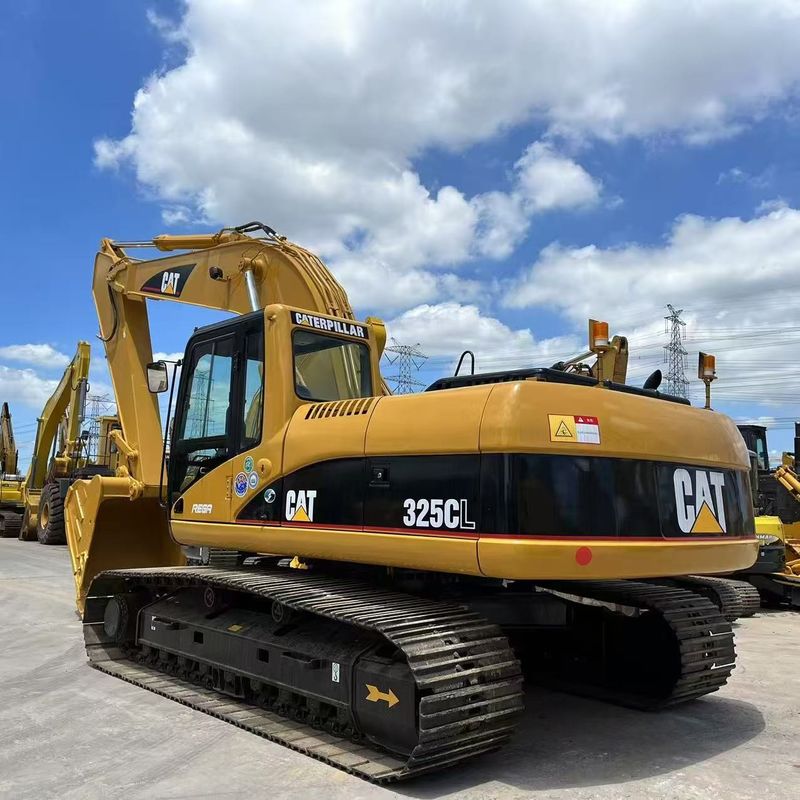 Kullanılmış CAT 325CL kazıcı güvenilir ikinci el tırtıl 325CL 9.6m taşıma uzunluğu ile