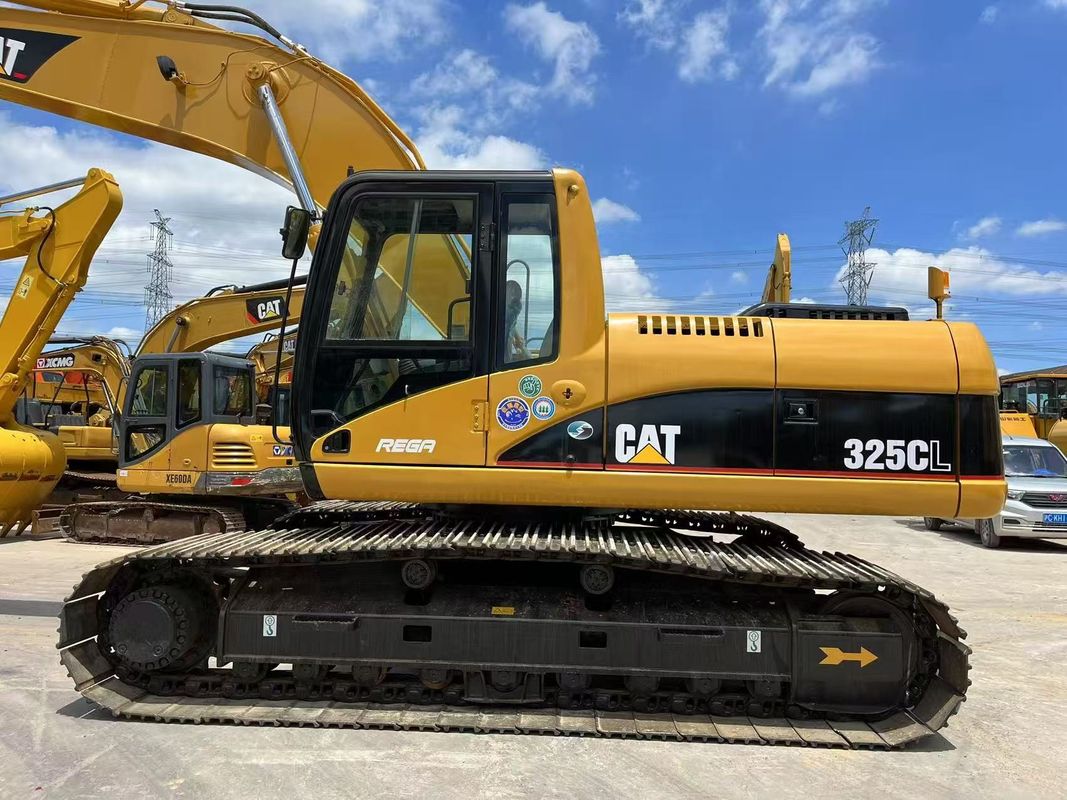 Kullanılmış CAT 325CL kazıcı güvenilir ikinci el tırtıl 325CL 9.6m taşıma uzunluğu ile