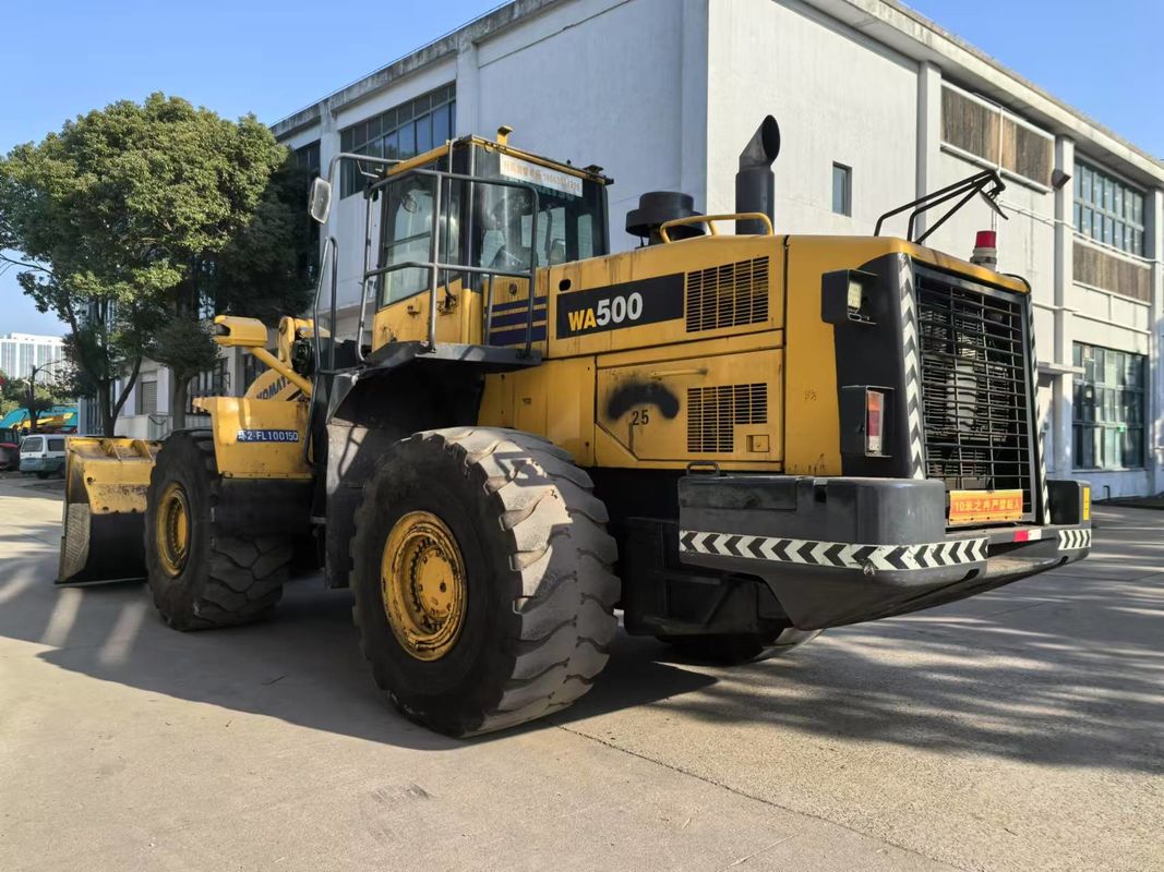 Kullanılmış Komatsu WA500-6 Tekerlekli yükleyici Çin'den ihraç edilen ağır görevli ön yükleyici