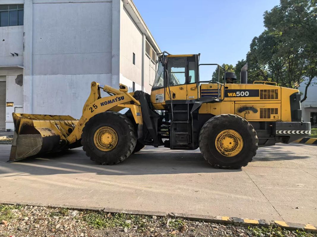 Kullanılmış Komatsu WA500-6 Tekerlekli yükleyici Çin'den ihraç edilen ağır görevli ön yükleyici