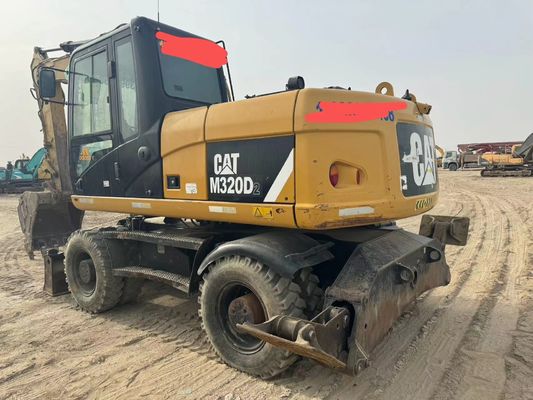 % 90 Caterpillar M317D2 Satış için yüksek kaliteli ve en iyi performanslı kullanılmış tekerlekli kazıcı