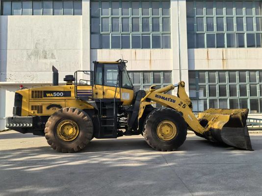 Kullanılmış Komatsu WA500-6 Tekerlekli yükleyici Çin'den ihraç edilen ağır görevli ön yükleyici
